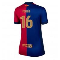 Echipament fotbal Barcelona Fermin Lopez #16 Tricou Acasa 2024-25 pentru femei maneca scurta